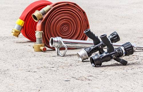 Maintenance lance incendie